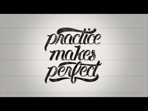 how to practice typography