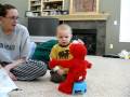 Max getting Elmo for his 2nd Birthday 1/4/09