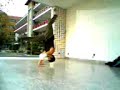 B boy duck power move