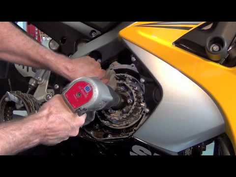 07/08 Gsxr 1K Motorcycle Clutch Replace/Install/Inspection DIY Brocks Clutch Mod