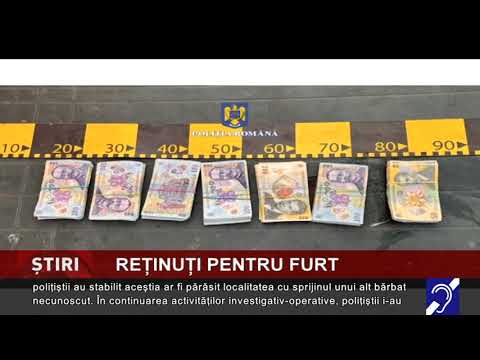 Reținuți pentru furt