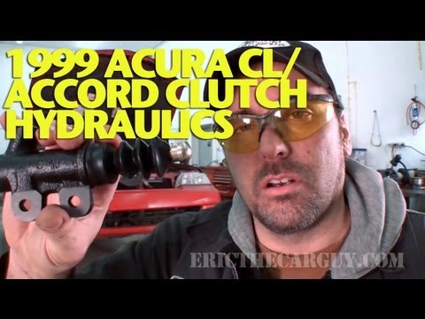 Replacing Clutch Hydraulics 1999 Acura CL/Accord -EricTheCarGuy