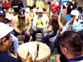 Northern Cree Host drum for the 15th annual pow wow Chilliwack BC,