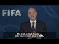 FIFA President’s Message – US Justice Investigation