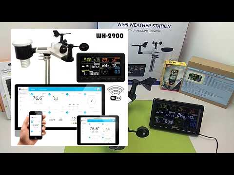 Автономная метеостанция (погодная станция) c Wi-Fi модулем WH-2900