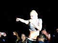 gwen puts her hand on top of warren's head (bodyguard) for a subtle ewe moment!  better wipe it off so you don't drop the mic gwen!  the original vid file off of my camera was 144mb. better sound and vid quality, and the whole song!  sorry only 100mb upload...
but... if any one wants the full vid and the best resolution i have from the original file i would be happy to send it to you free of charge, just send a self addressed stamped cd envelope to gwen is cool! p.o. box 67, santa clara, ca 95052 and i'll burn you a copy.  p.s. i'll put the full file of 