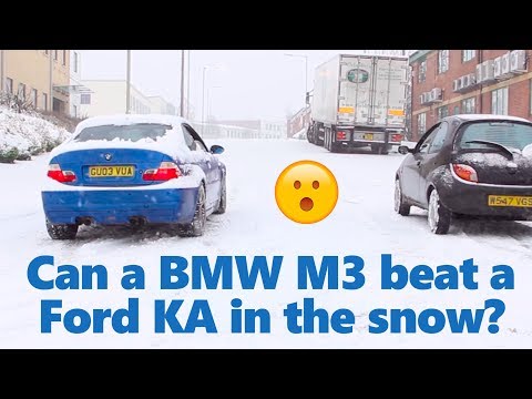 how to drive a rear wheel car in snow