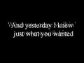 Tim McGraw – My Best Friend~Tim McGraw Lyrics
