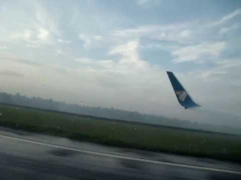 Oman air through Kochin clouds