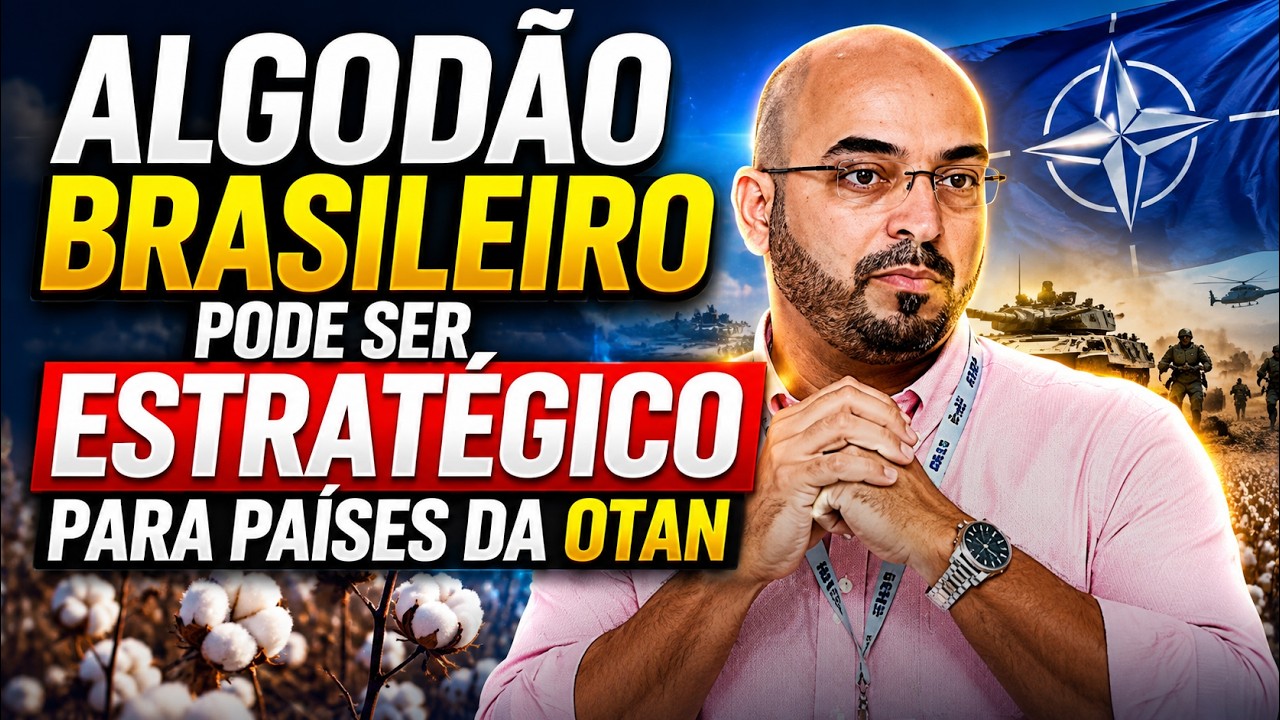 Algodão brasileiro pode ser estratégico para países da OTAN.