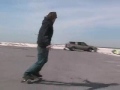 Kiteboard kiteskating old school