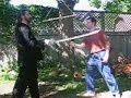 Military sabre drills