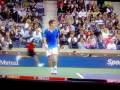 US Open Ball Boy Eats It
