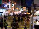 A quiet street crossing in Hong Kong...