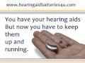 Hearing Aid Batteries