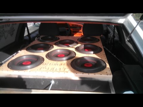 Супер бас в машине видео