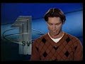 SVT1-hallåa Pontus Gårdinger + kvällens nyhetsrubriker i Aktuellt + intro till Bondånger 1997-11-25