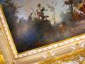 Golden room inside Peterhof Palace