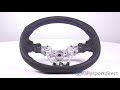 DAMD D-Shaped Steering Wheel Blue Stitching (Part Number: SS360RRX) DAMD D-Shaped Steering Wheel Blue Stitching - Subaru WRX / STI 2015+