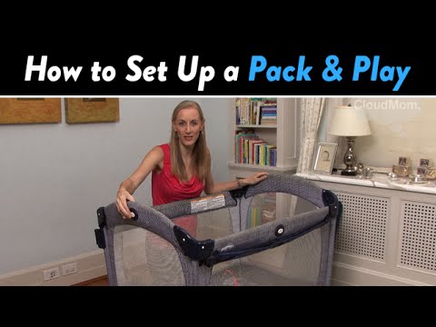 how to snap pack n play together