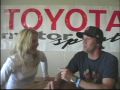celebrity interviews.

filmed at willow springs raceway in preparation for the 2007 toyota pro/celebrity race.

featuring:
martina navratilova, kathryn morris, kendra wilkinson, bucky lasek, emily procter, joshua morrow, and aisha tyler.

www.myspace.com/buckylasek1