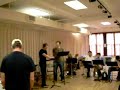 Sebastian Arcelus & Cullen R. Titmas rehearse \"Racing...\"