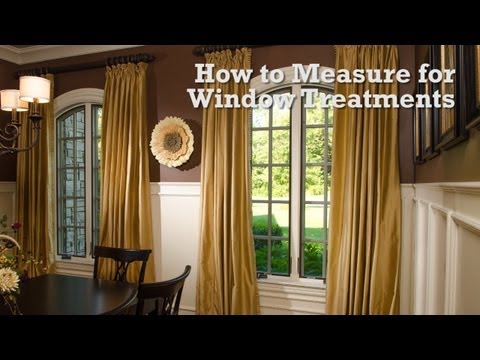 how to measure windows for curtains