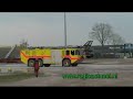 Afghaanse brandweer oefent op vliegbasis Woensdrecht