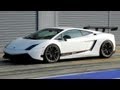 Lamborghini LP570-4 & Ferrari 458 Italia Fast Fly By & LOUD Downshift SOUND