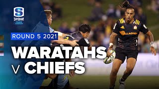 Waratahs v Chiefs Rd.5 2021 Super rugby Trans Tasman video highlights