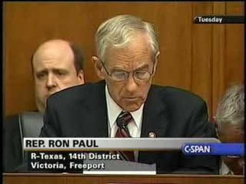 Ron Paul World Bank and Poverty Speech