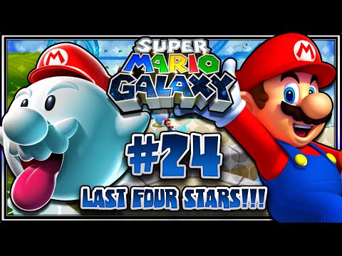 Super Mario Galaxy - Part 24 (1080p 60FPS 100%) LAST FOUR STARS
