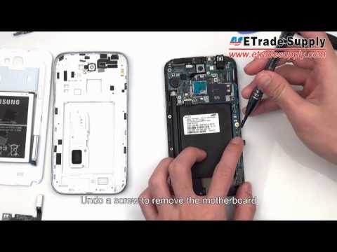 Samsung Galaxy Note 2 disassembly/take apart/tear down tutorials