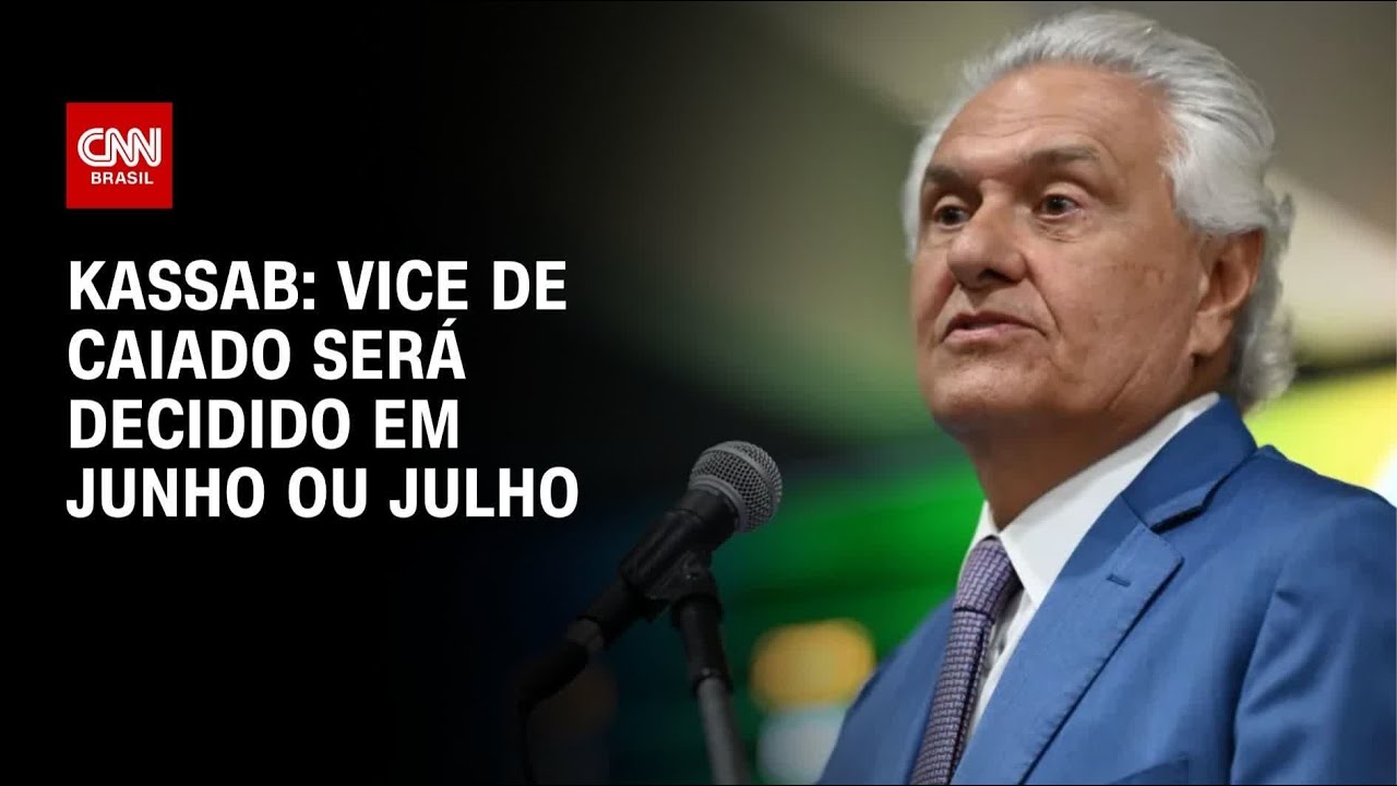 Kassab: definição de vice de Caiado deve ficar para "junho ou julho" | BASTIDORES CNN