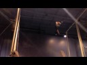 Pirouette 540 and return Flying Trapeze