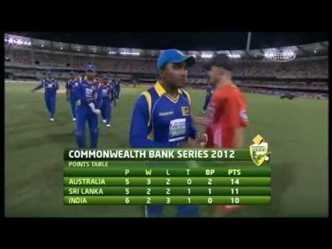 Sri Lanka vs India, Match 8, Brisbane, CB Series, 2012 - Short Highlights (HD)