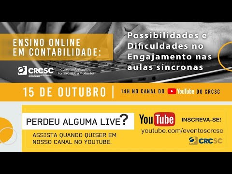 Ensino online em Contabilidade: Possibilidades e Dificuldades no engajamento nas aulas síncronas