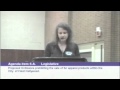 Mary Cummins of Animal Advocates speaks at West Hollywood City Council for banning fur