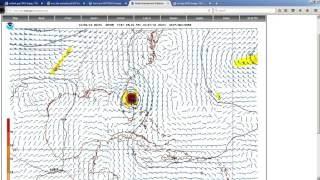 Hurricane Matthew Late Night Update: GFS Analysis 12:15 AM ET Oct 5