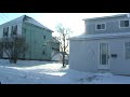 Touring Streets of Amherst, Nova Scotia