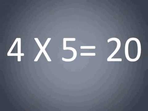 Ouvindo e Aprendendo a Tabuada de Multiplicação - Mult 4