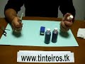 Reciclar reutilizar recarregar encher tinteiro HP