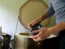 Unloading the kiln 7-23-08