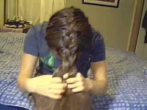 upside down french braid - You're a Poorman... if you are short. Either caused by stress or the loads from the heavy labor you had to endure :) Heres a way to add a few inches to your ...