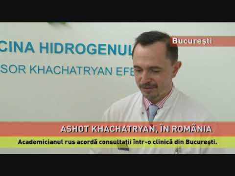 Academicianul rus Ashot Khachatryan, părintele medicinei hidrogenului, în România