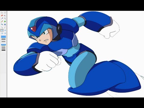 how to draw megaman x