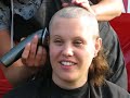 Jenn and Jen Head shave