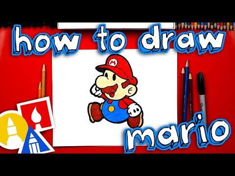 video-linktoworks-How To Draw Paper Mario - YouTube