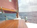Sailing in the Mission Bay channel rocking and rolling Sailing in the Mission Bay channel rocking and rolling