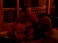 Pat found a random guitar in the house and was drunk and decided to sing us all hilarious songs!
